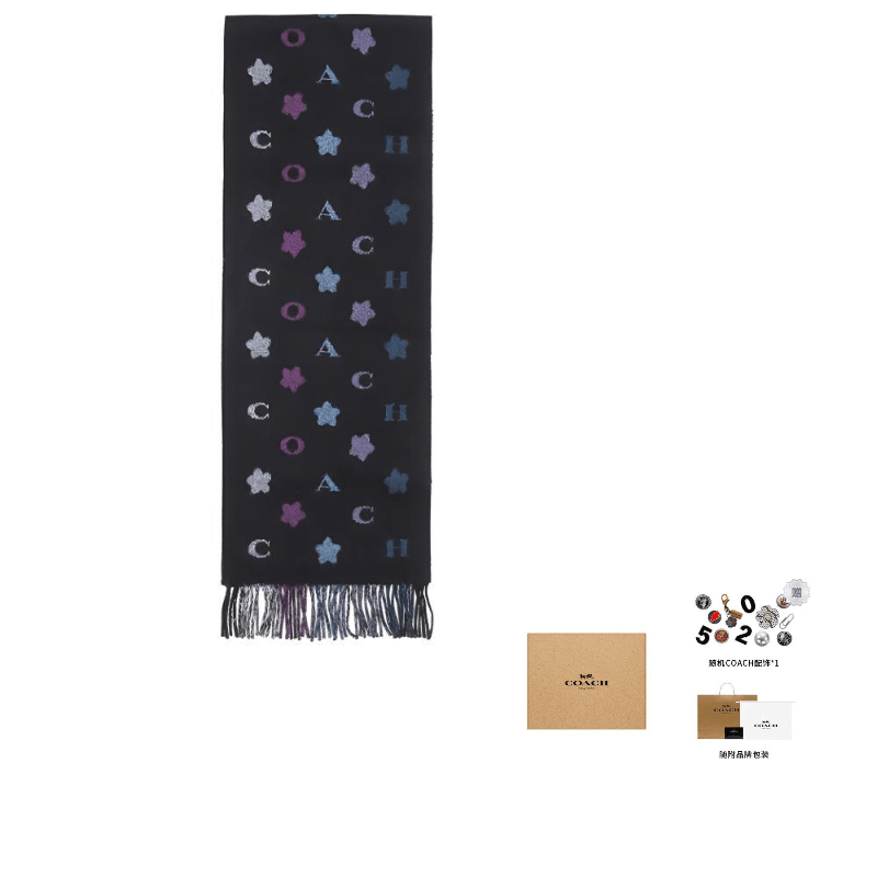 Шарф Coach Star Printed - Boxette Shop